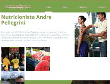 Tablet Screenshot of andrepellegrini.com.br